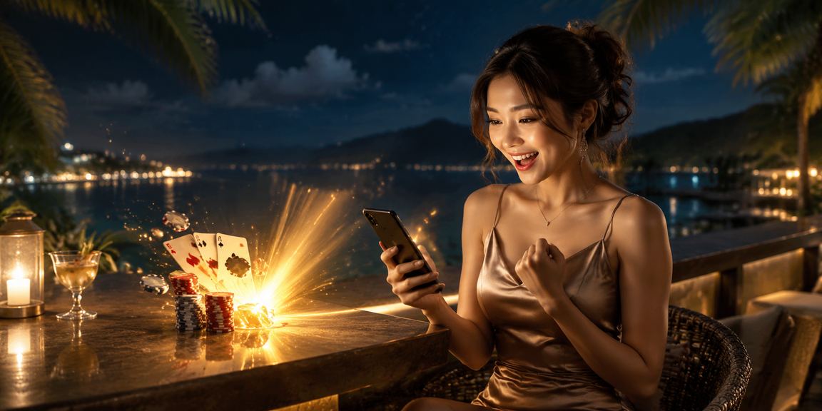 Người dùng Việt Nam giao dịch tài chính trên nền biển Phú Quốc
